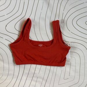 ARQ wide strap bra in cadmium NWT - medium